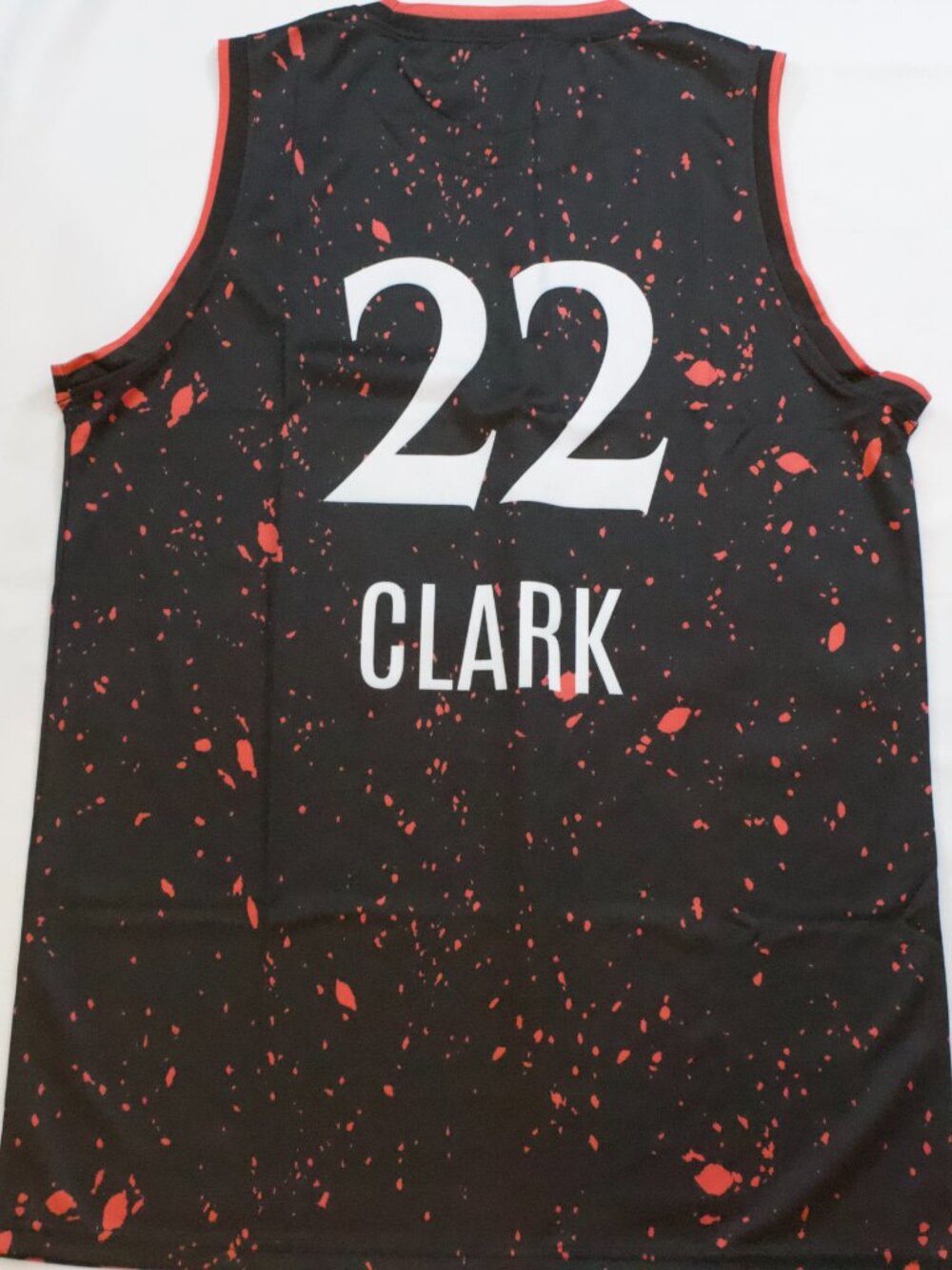 NEW Men's Fever Caitlin Clark Black and Red Alternate Jersey Size Medium - Picture 5 of 6